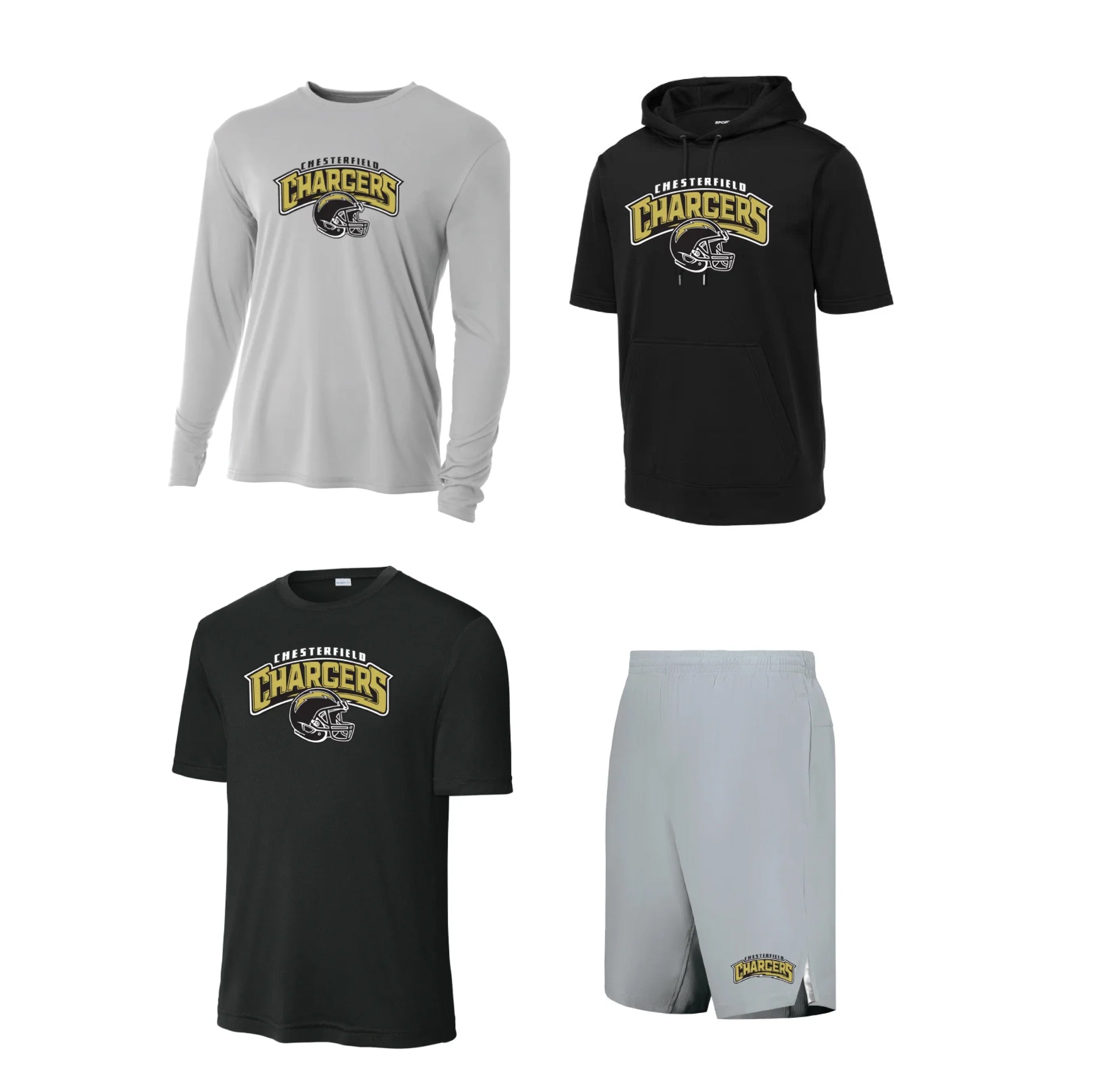 Chesterfield Chargers Coaches Bundle w/ Short Sleeve Hoodie