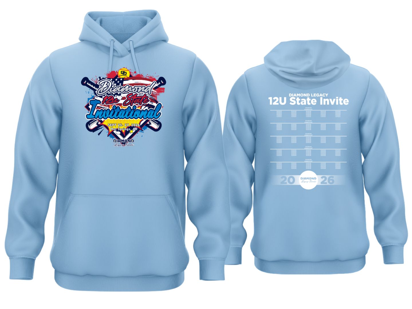 Tournament Fleece Hoodie - 12u Invitational Columbia