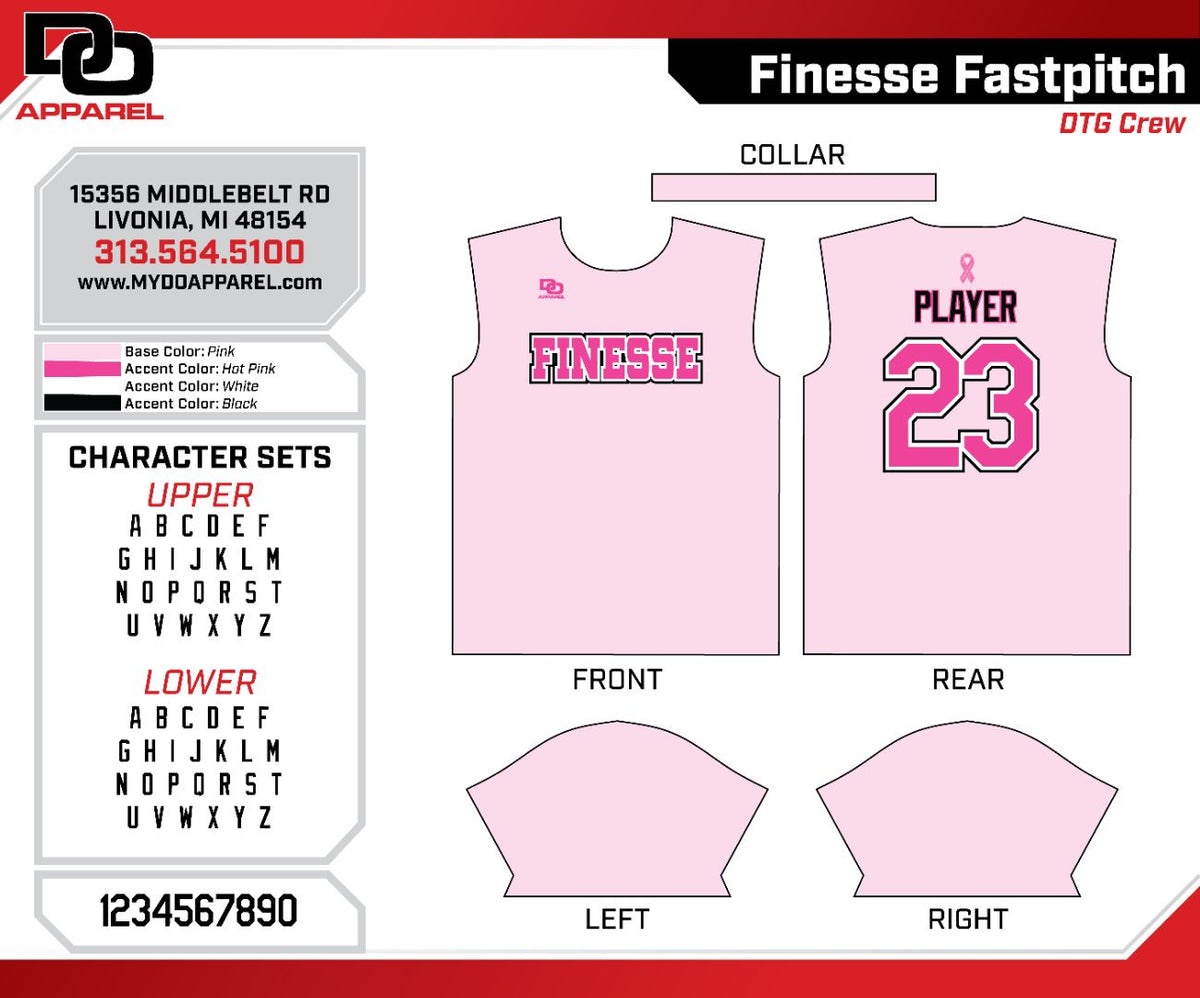 Dri-Fit Team Tee - BCA Pink