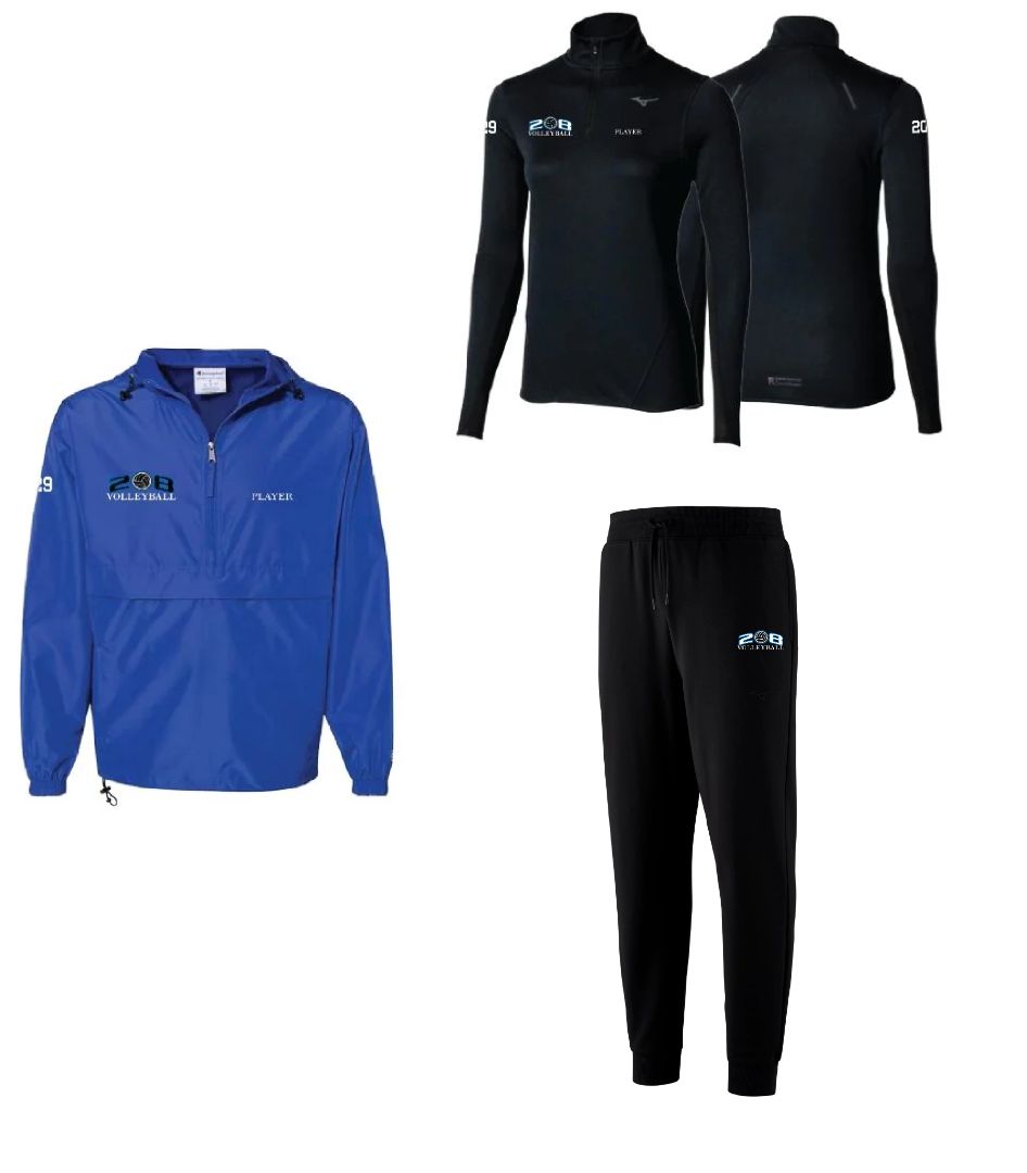 Required: Elite and Blue Teams Warm-Up Package with jogger - youth and tall