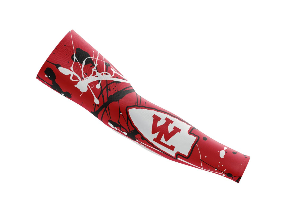 Custom Compression Arm Sleeve - Red