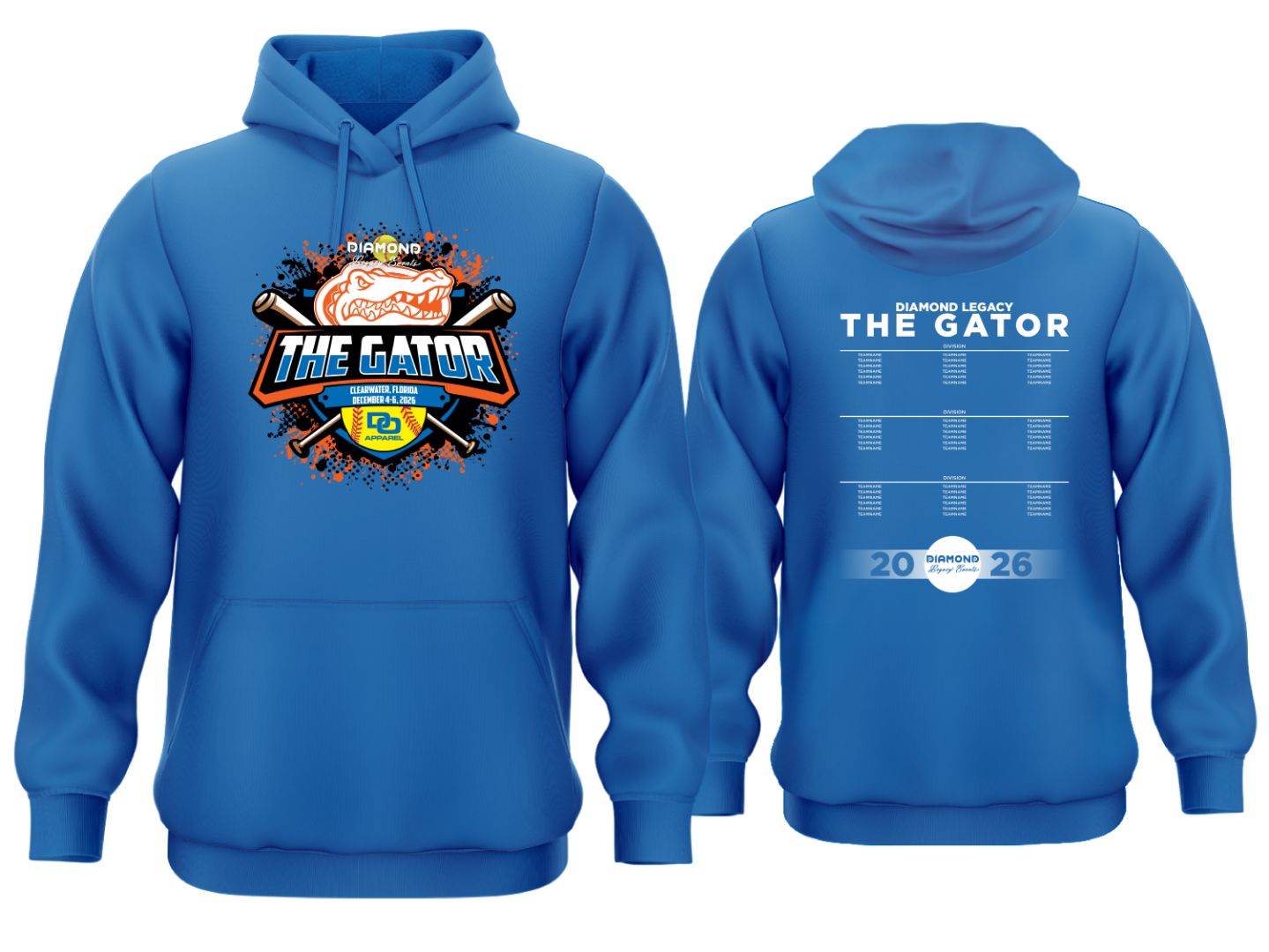 Tournament Fleece Hoodie - Royal