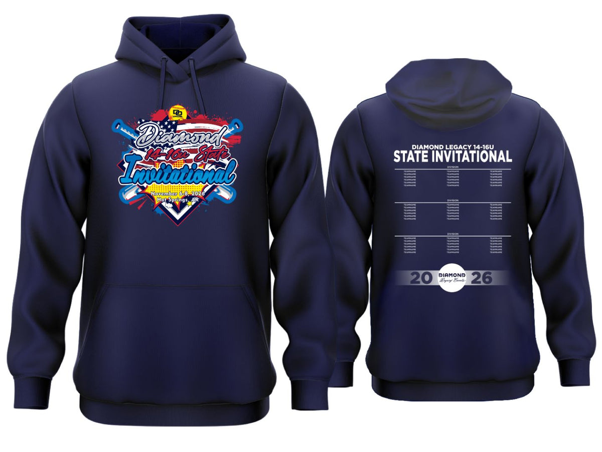 Tournament Fleece Hoodie - 14-16u State Invite