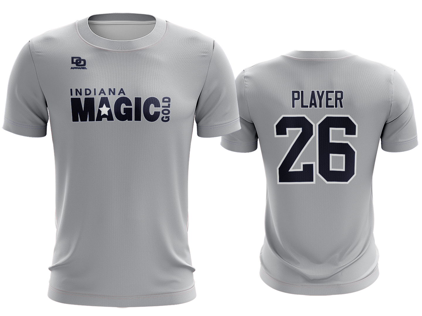 Dri-Fit Team Tee - Silver Opt 2