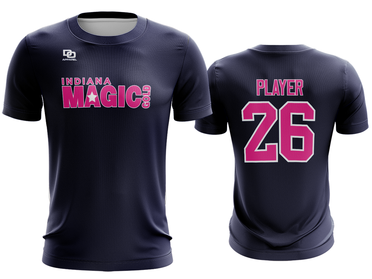 Dri-Fit Team Tee - Navy/Pink Opt 1