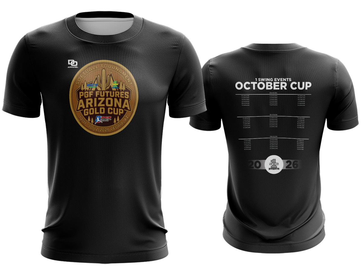 Tournament Tee - Arizona Gold Cup Black