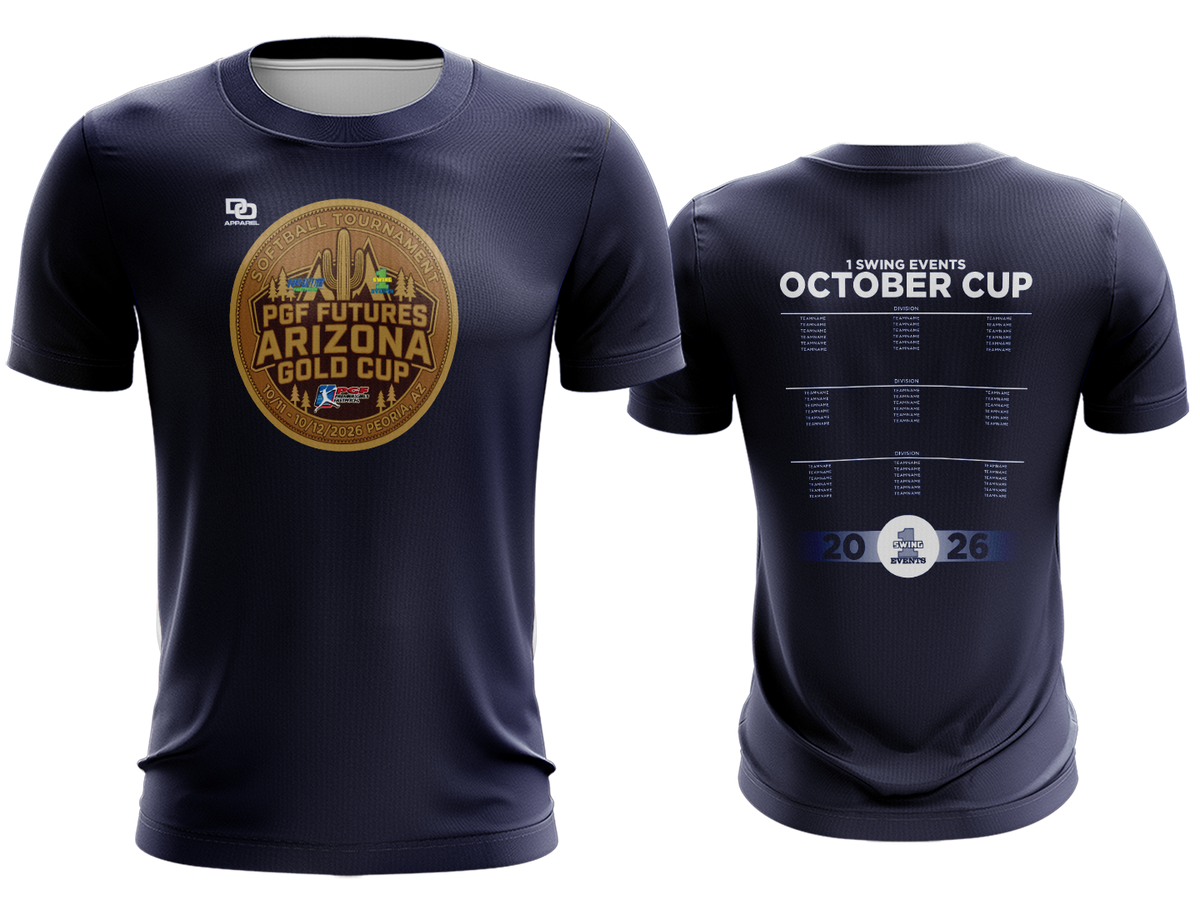 Tournament Tee - Arizona Gold Cup Navy
