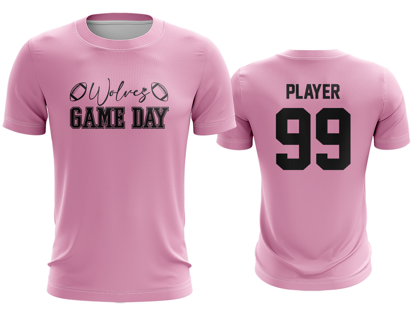 Dri-Fit Team Tee - Pink Game Day