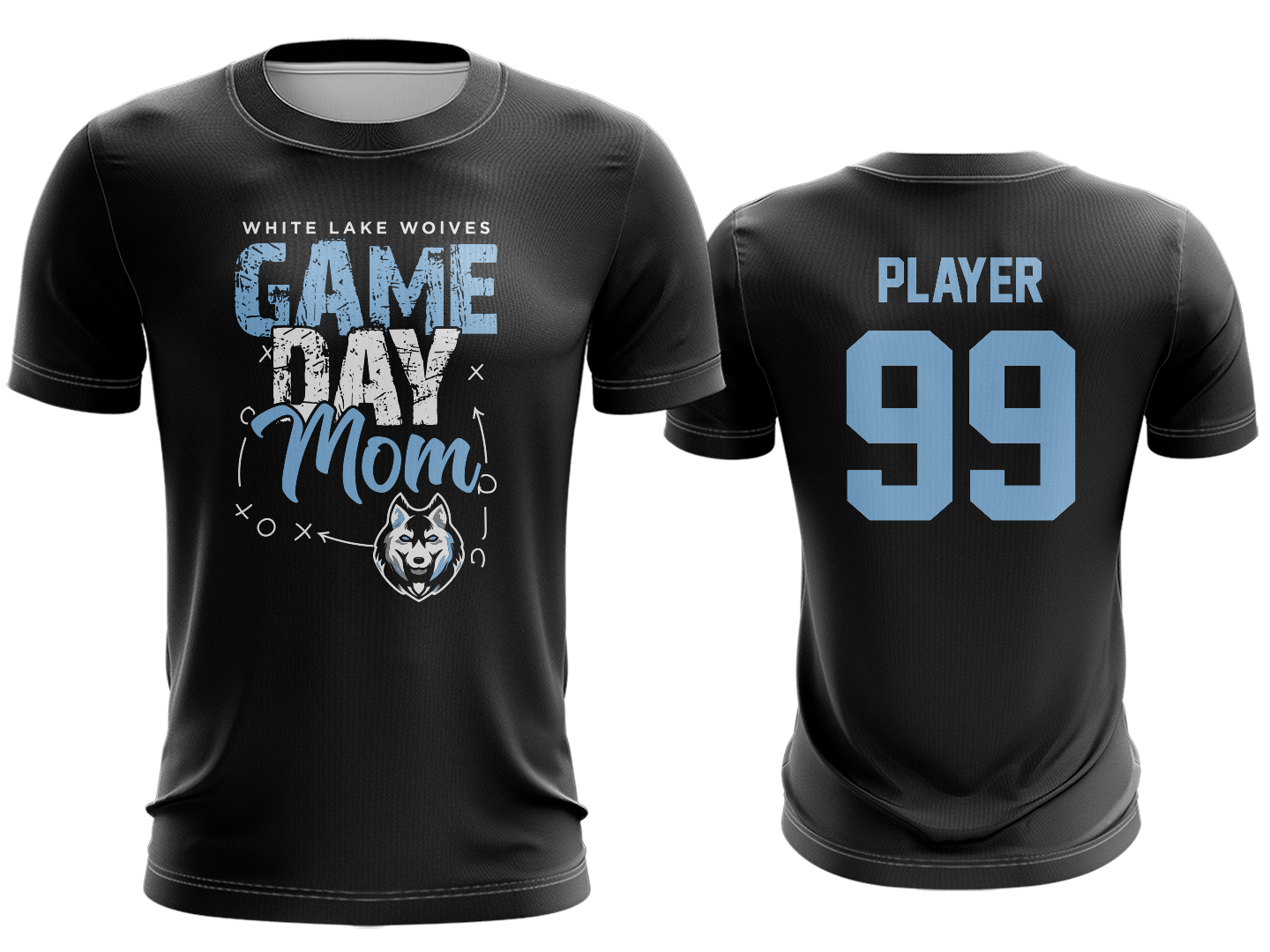 Dri-Fit Team Tee - Black Game Day