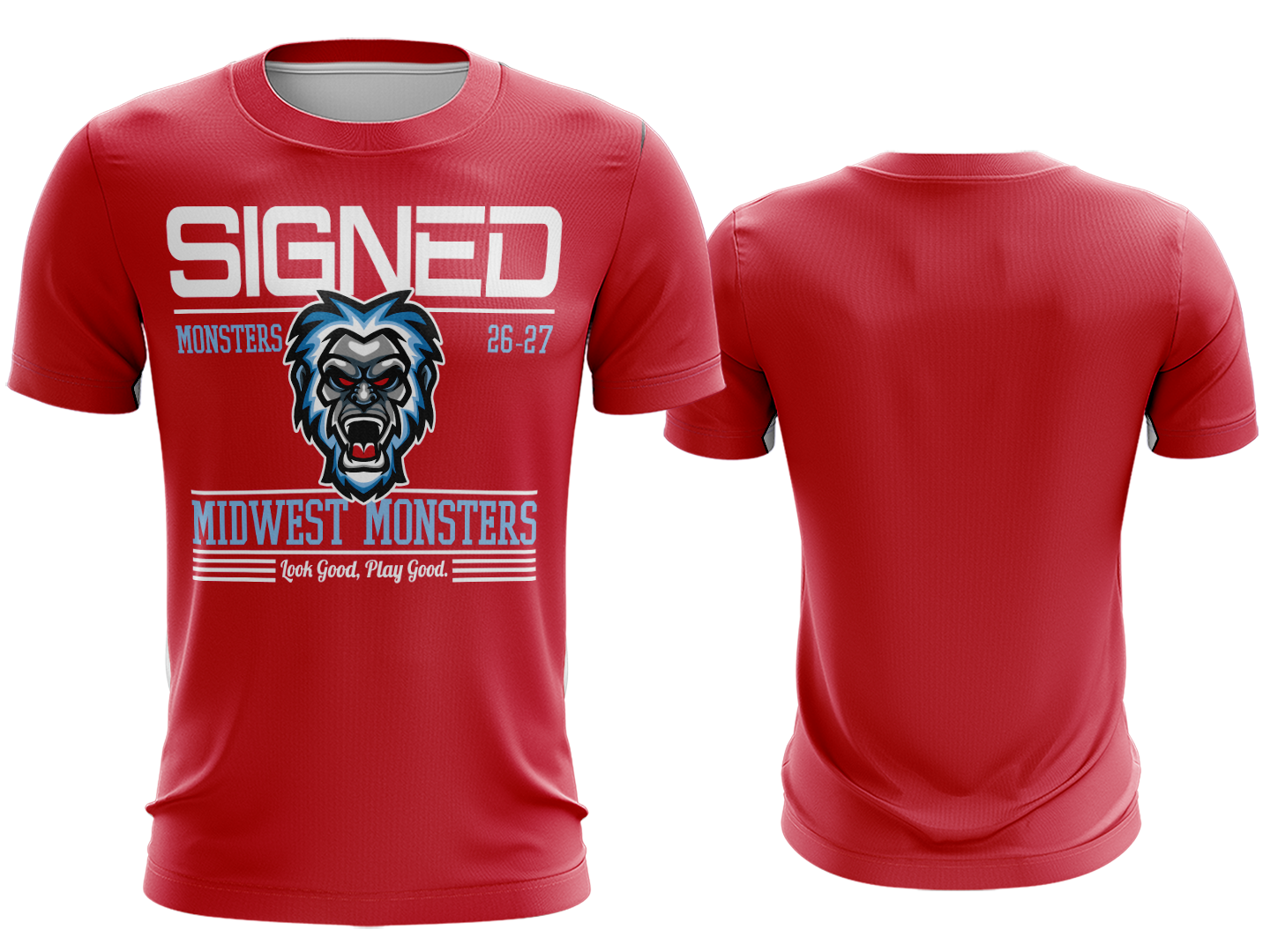 Unisex Comfort Colors Heavyweight Team Tee - Red