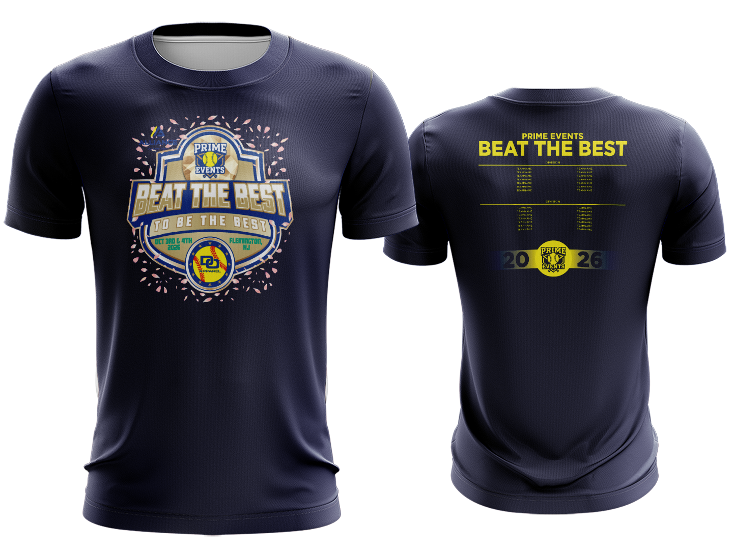 Tournament Tee - Beat the Best Navy