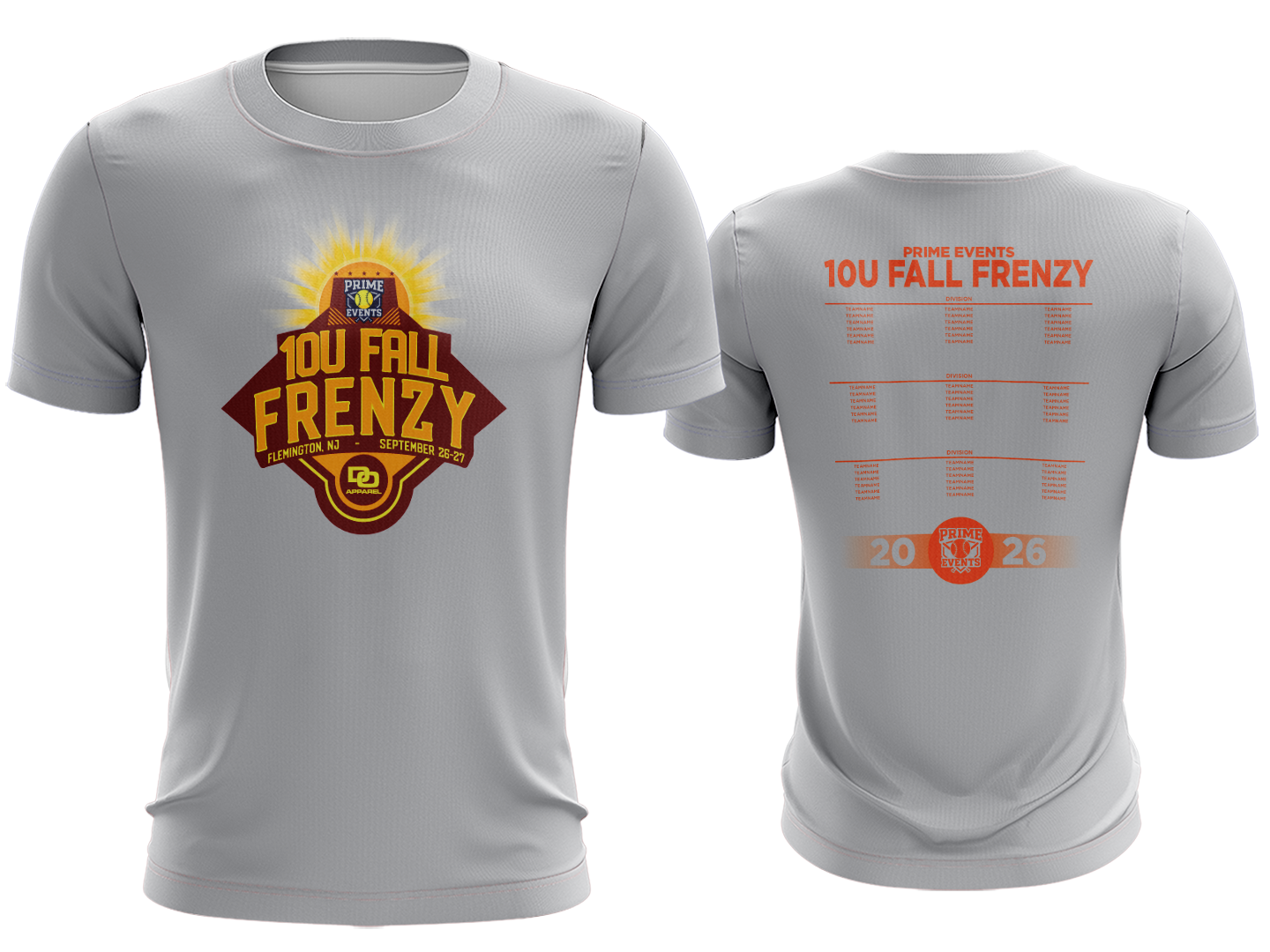 Tournament Tee - 10U Frenzy Silver