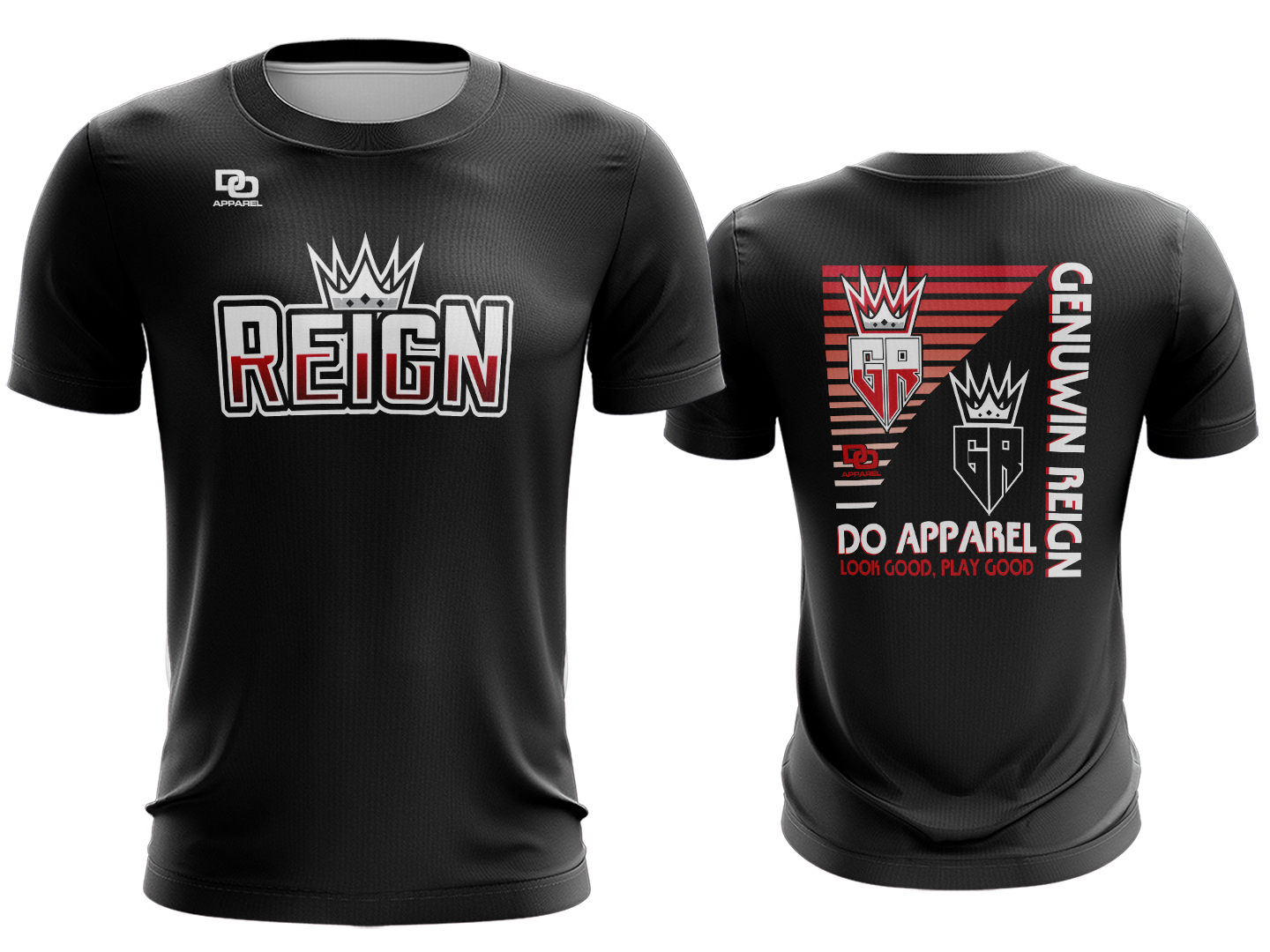 Dri-Fit Team Tee - Black Graphic
