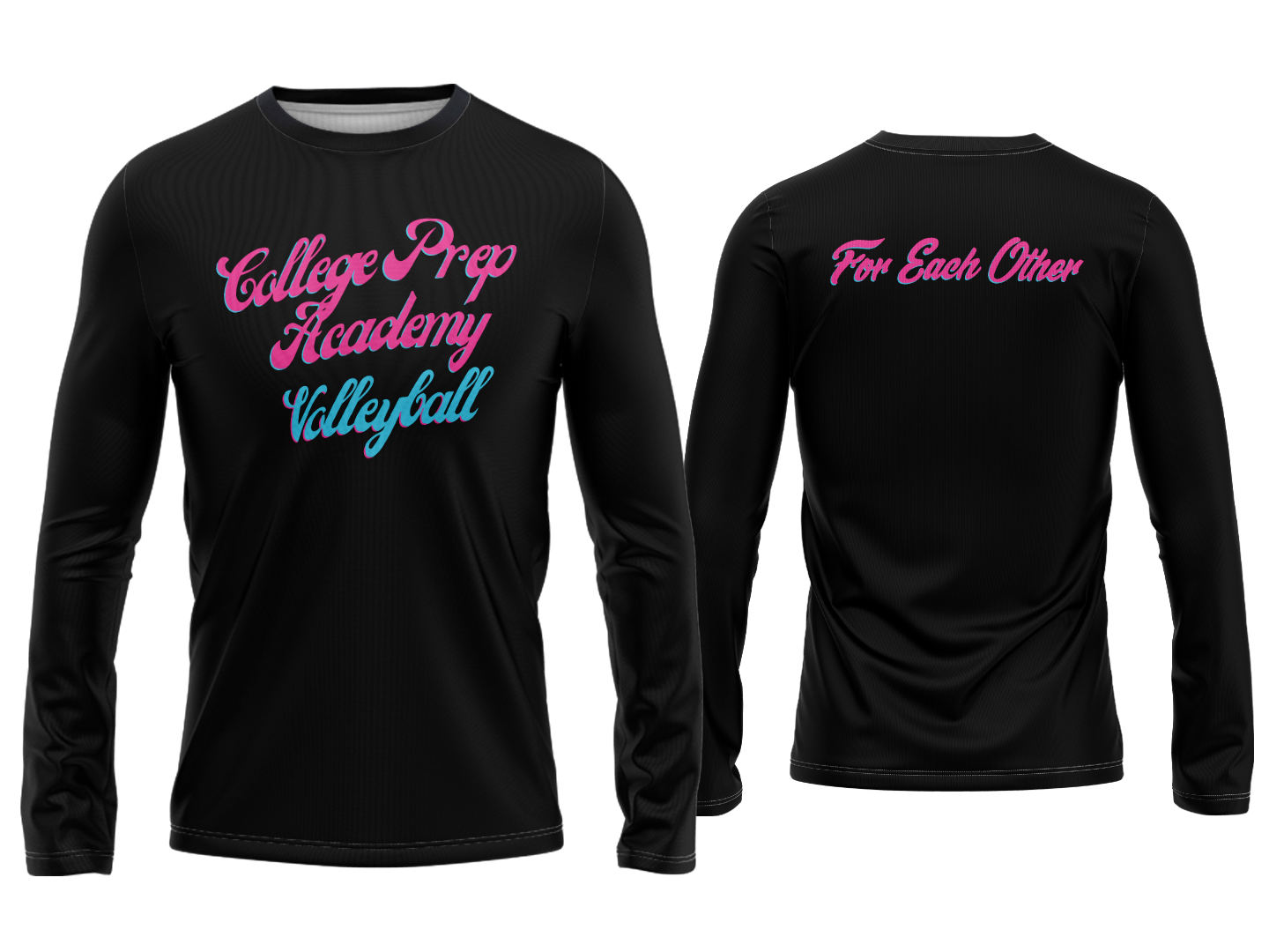 Dri-Fit Long Sleeve Team Tee - Cursive For Each Other
