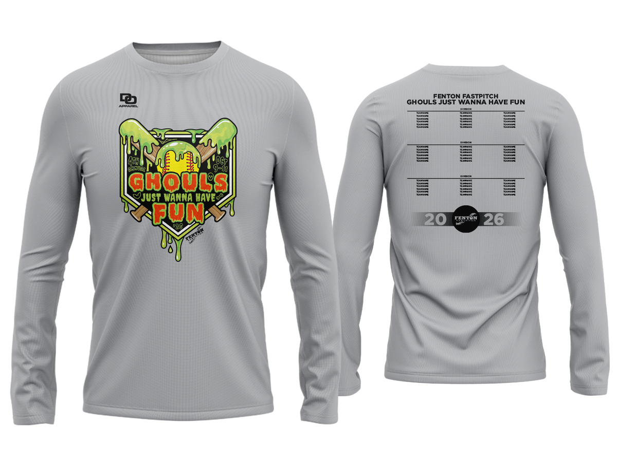 Tournament Performance Long Sleeve Tee - Silver