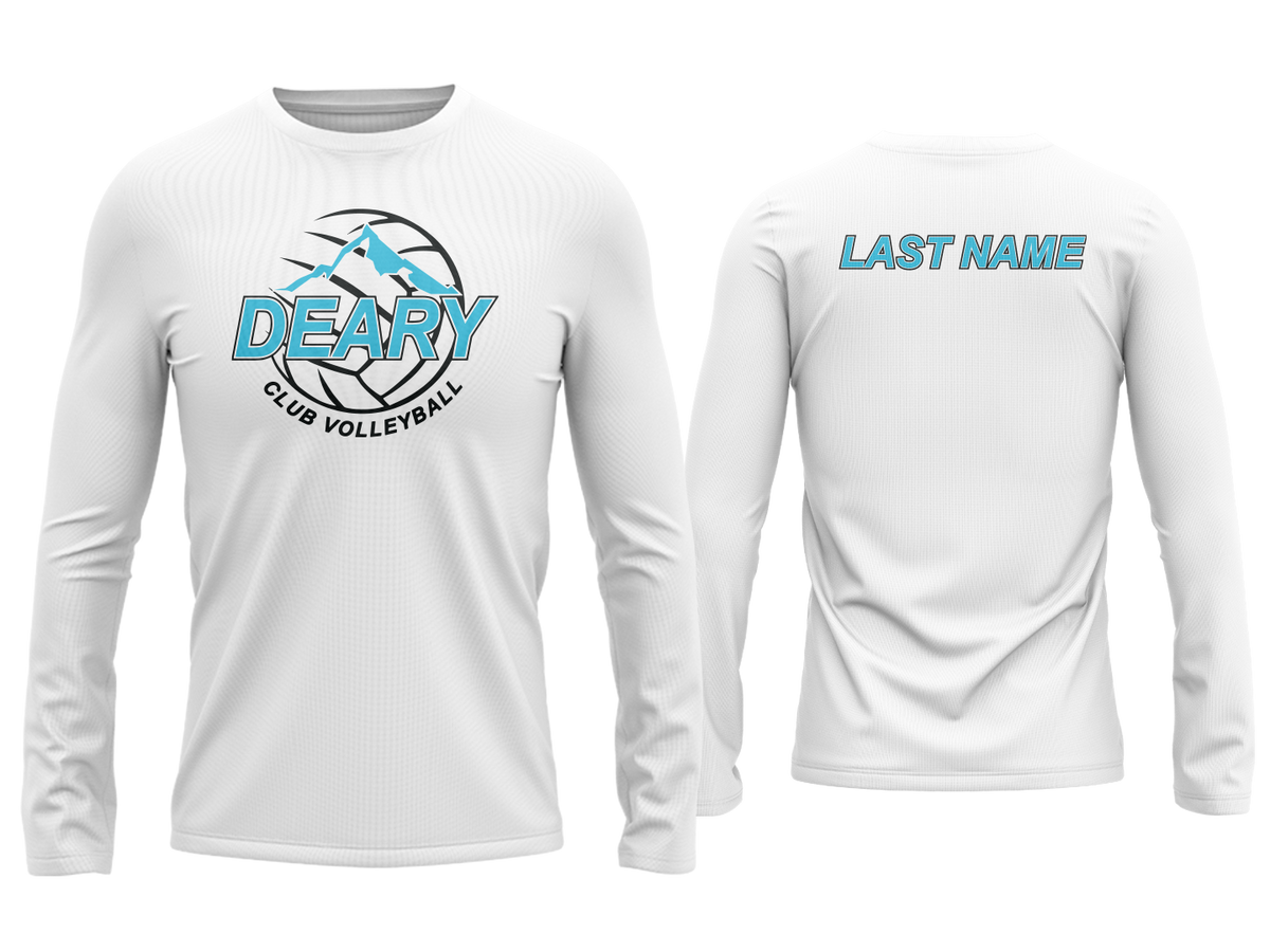Performance Long Sleeve Practice Jersey - White