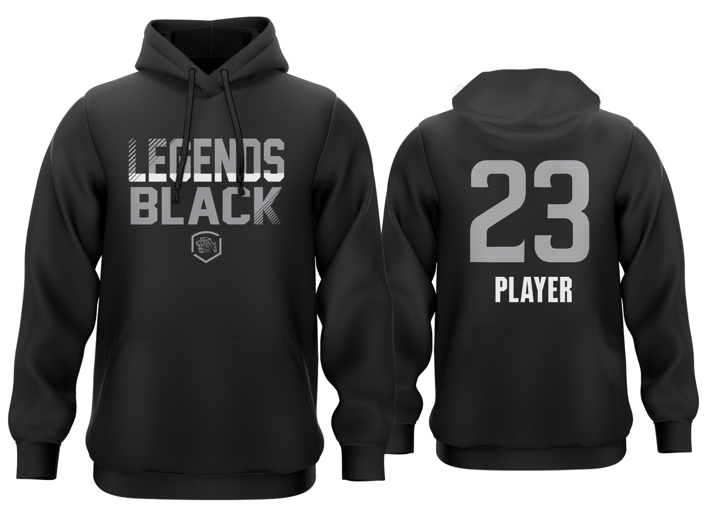 Team Fleece Hoodie - Black