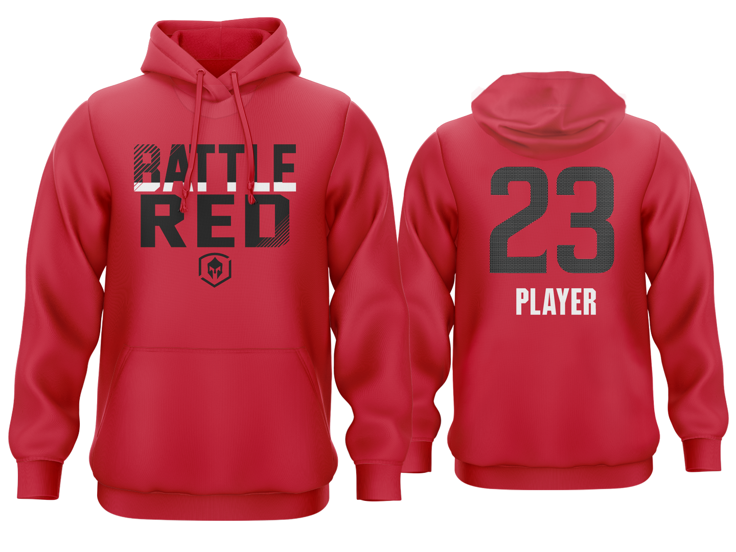Team Fleece Hoodie - Red