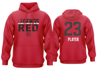 Team Fleece Hoodie - Legends Red