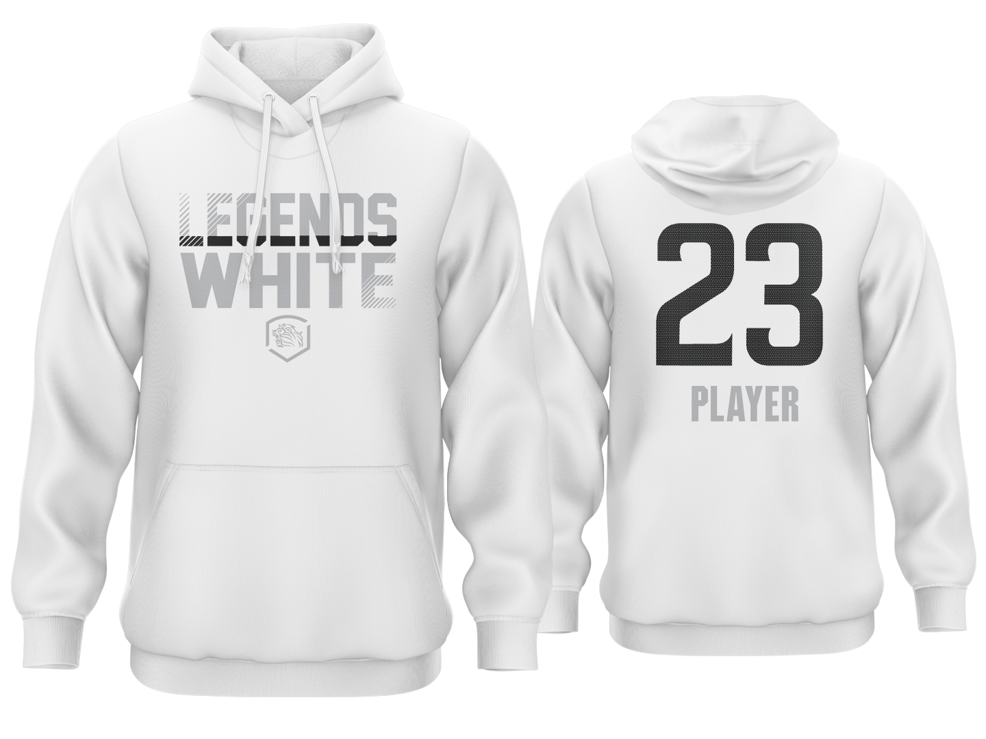 Team Fleece Hoodie - White