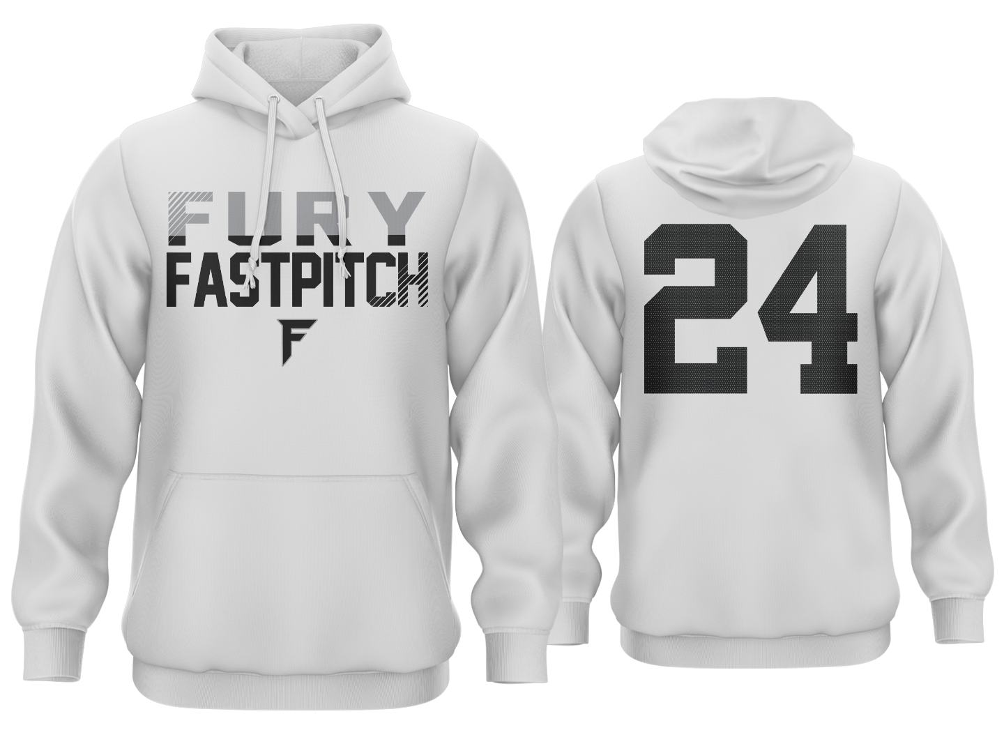 Team Fleece Hoodie - White