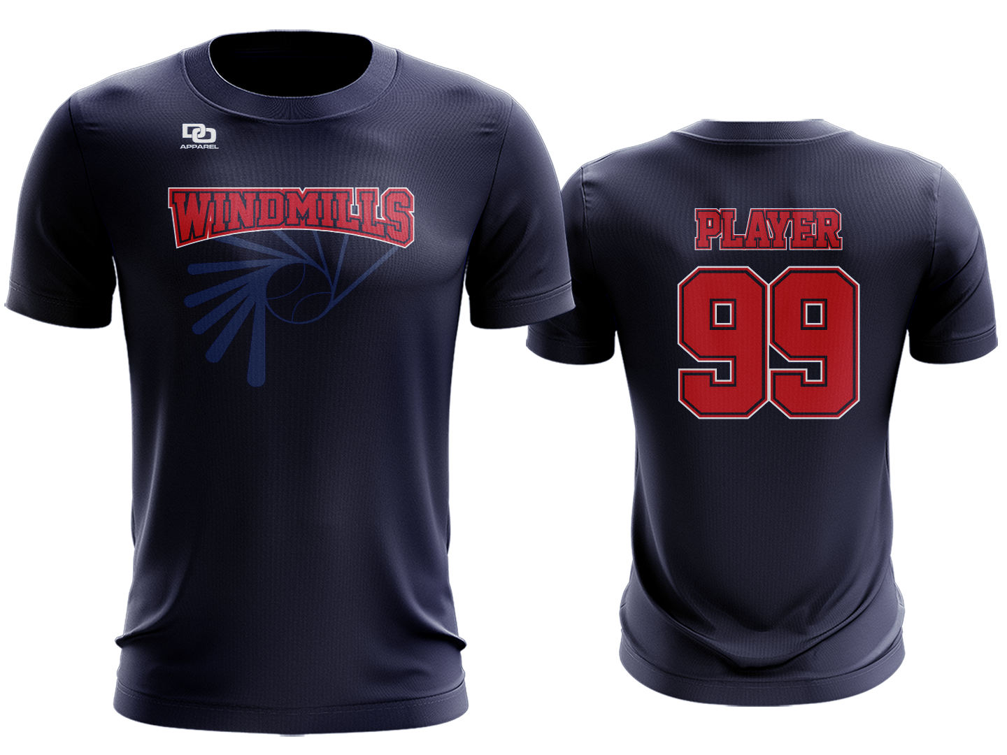 Dri-Fit Team Tee - Navy Practice