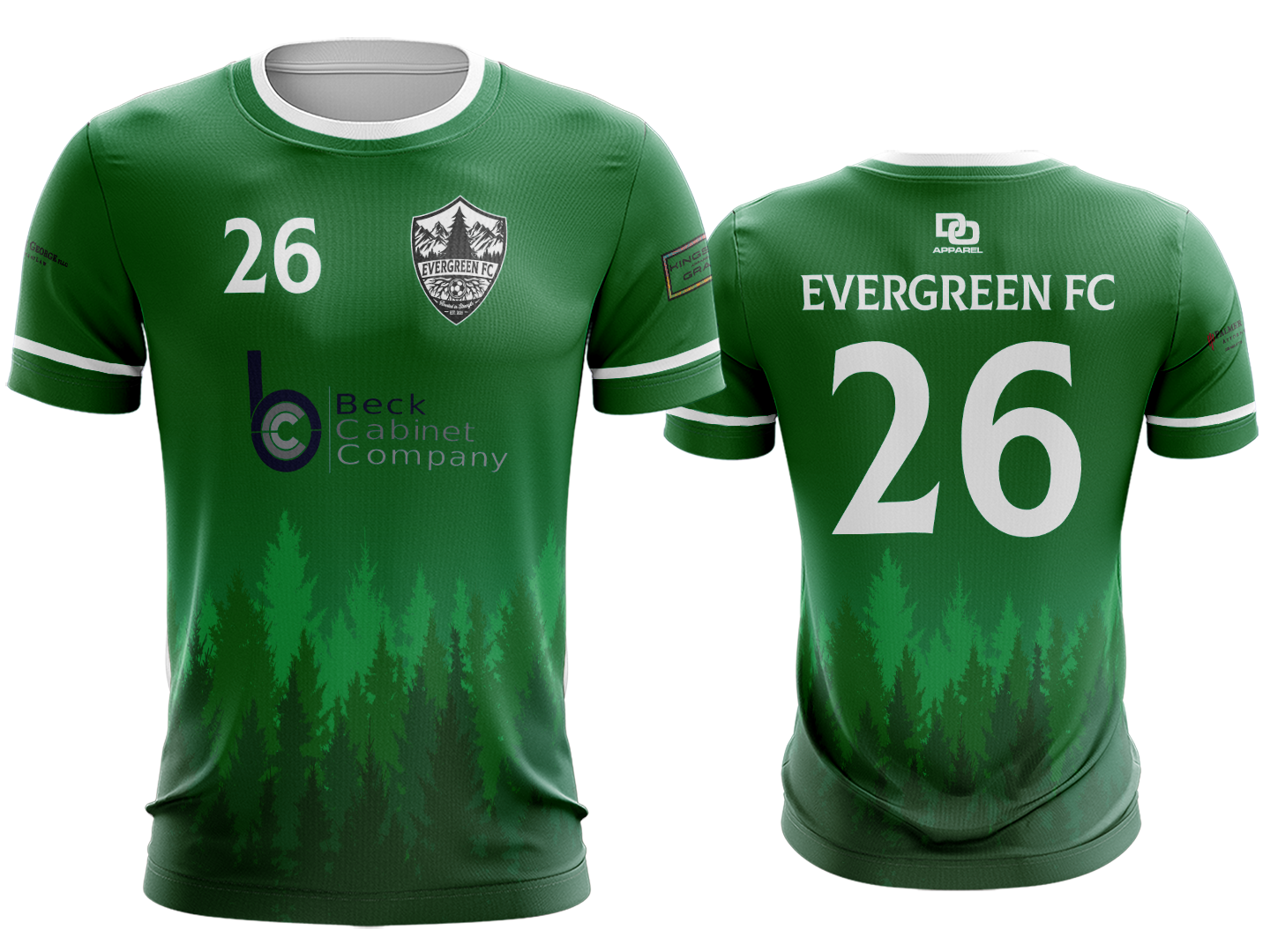Custom Crew Jersey - Dark Green