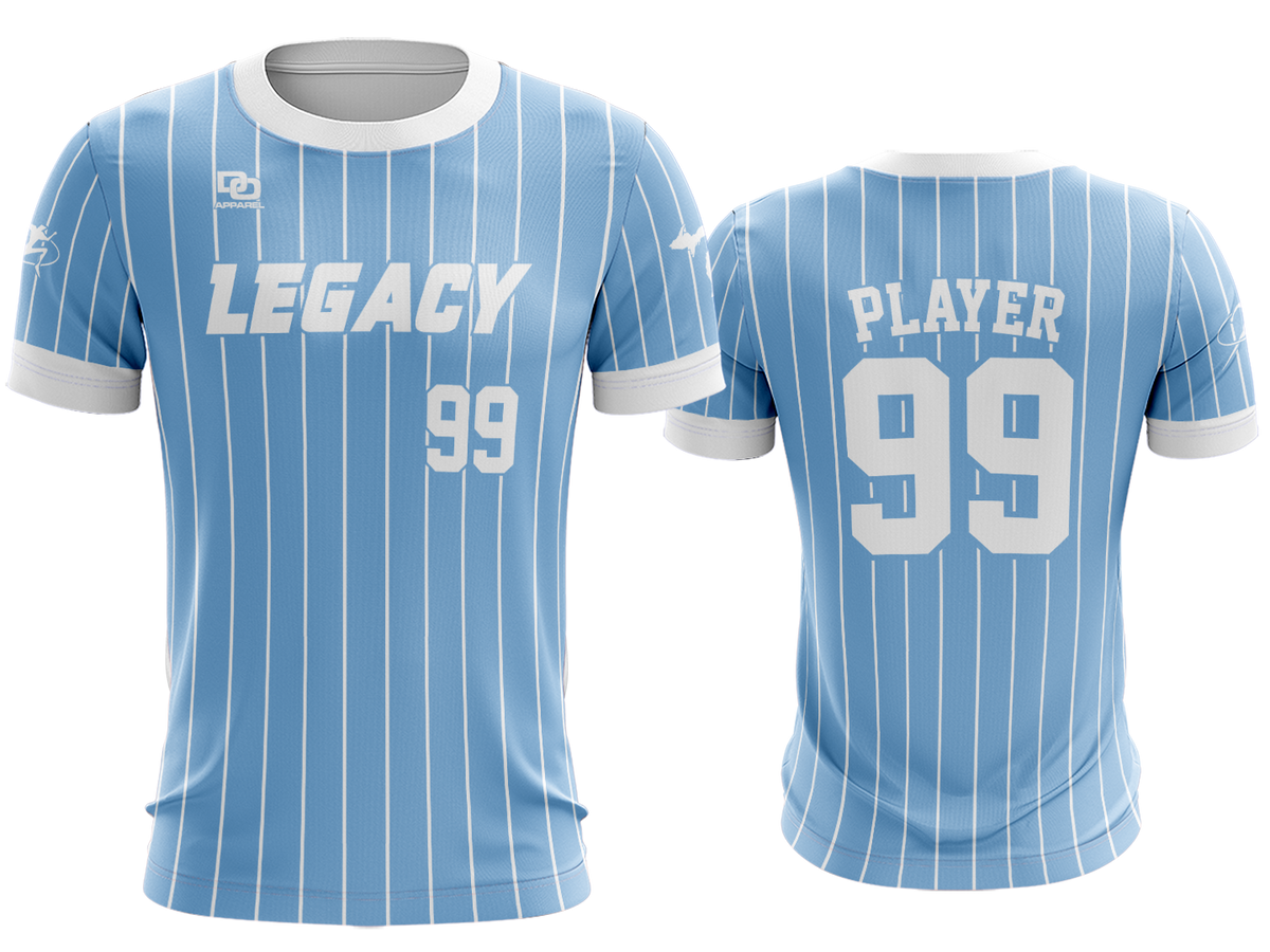 Custom Crew Jersey - UNC Columbia Pinstripe