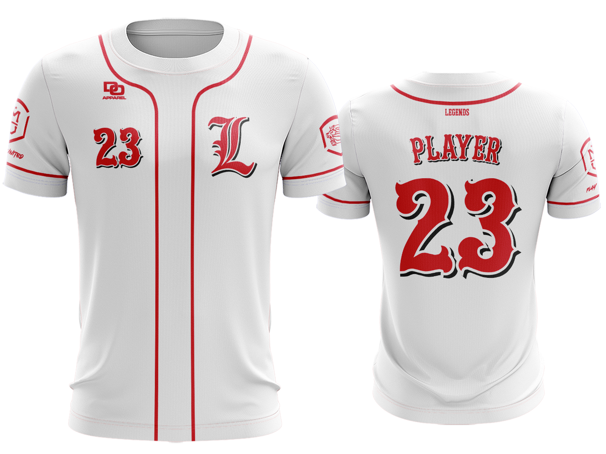 Custom Crew Jersey - Reds White