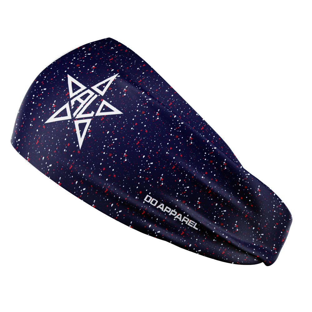 Custom Headband - Xmas Splatter