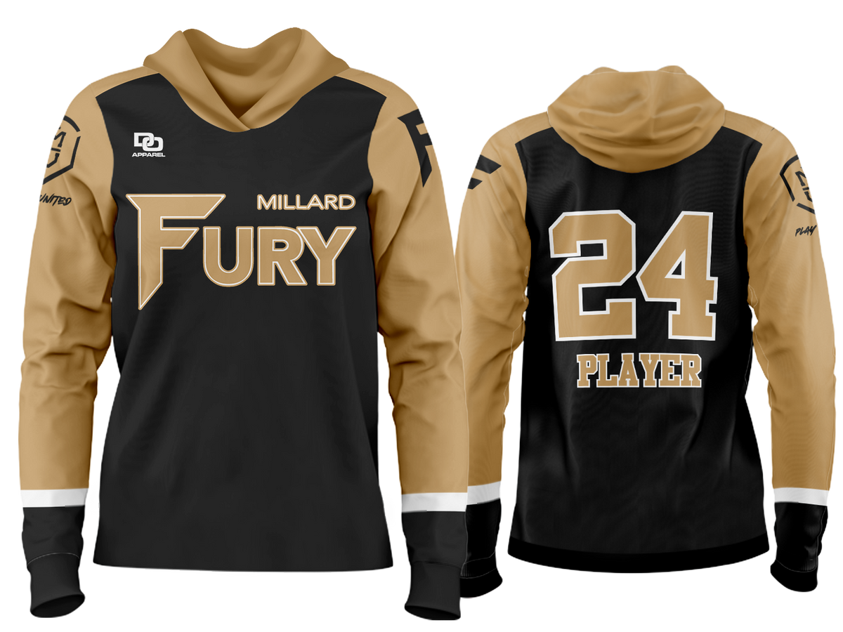 Custom Team Hoodie - Black ND