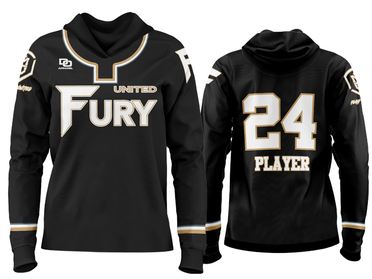 Custom Team Hoodie - Black/White