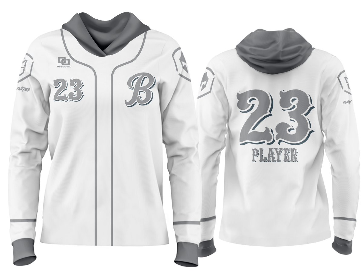 Custom Team Hoodie - Reds White