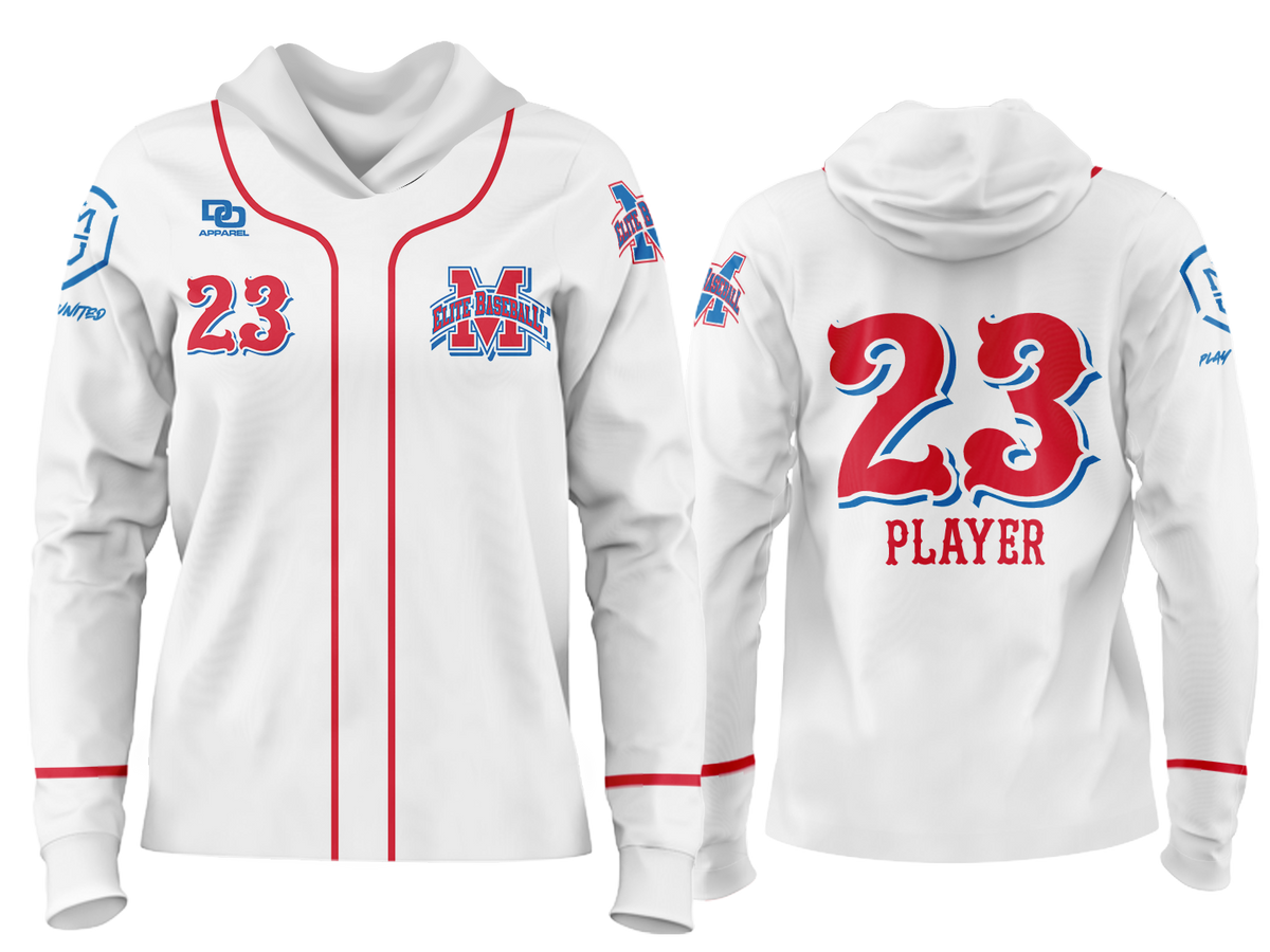 Custom Team Hoodie - Reds White TRD