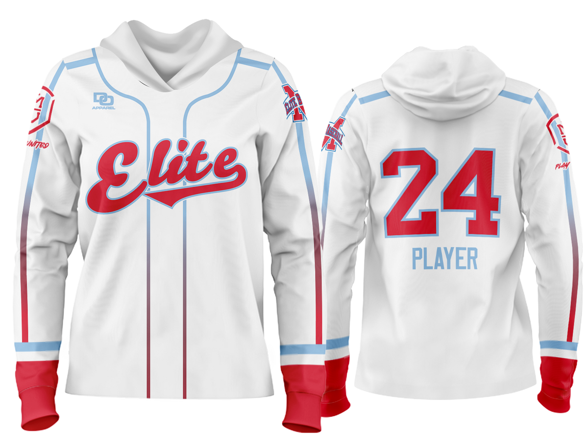 Custom Team Hoodie - Royals White/Columbia