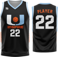 Custom Sleeveless Basketball Jersey - Black