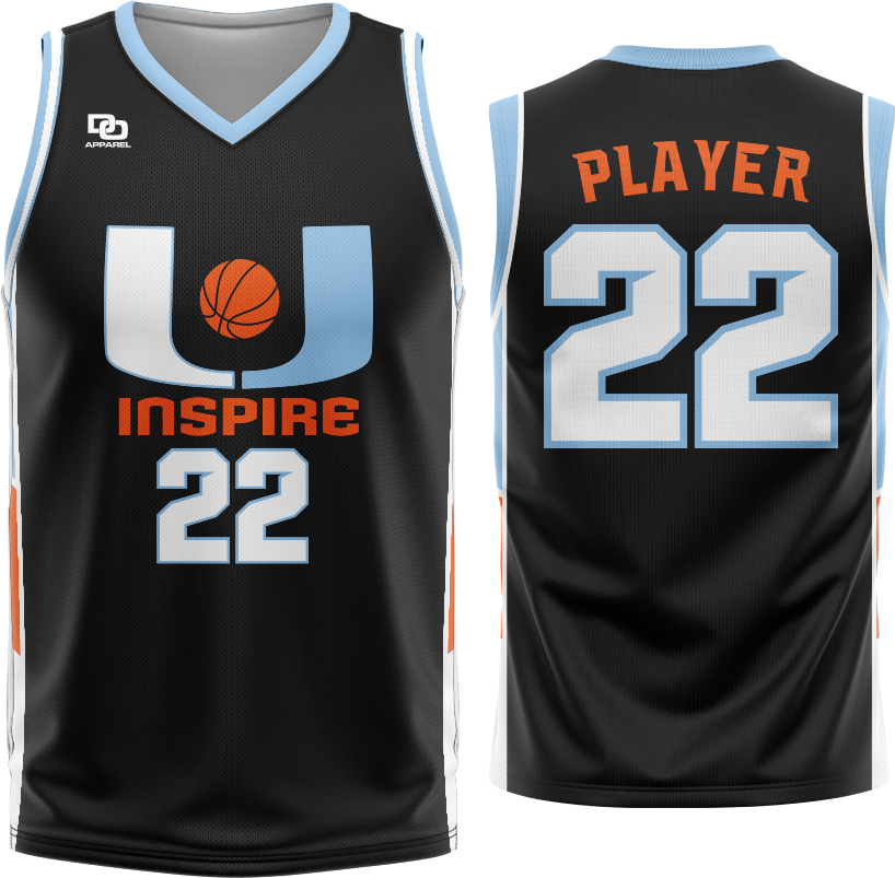 Custom Sleeveless Basketball Jersey - Black