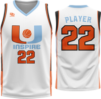 Custom Sleeveless Basketball Jersey - White