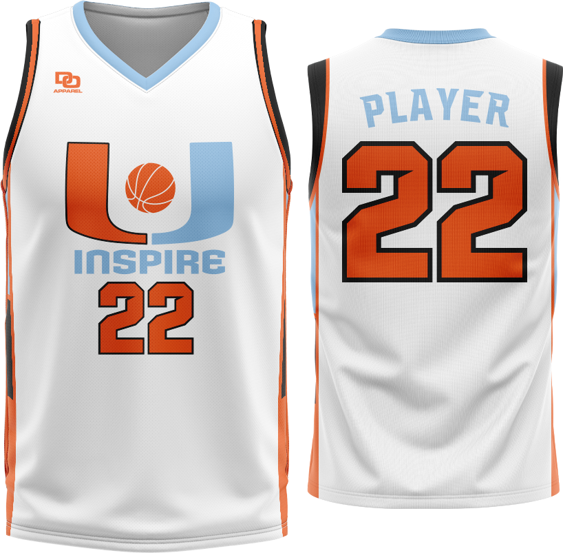 Custom Sleeveless Basketball Jersey - White