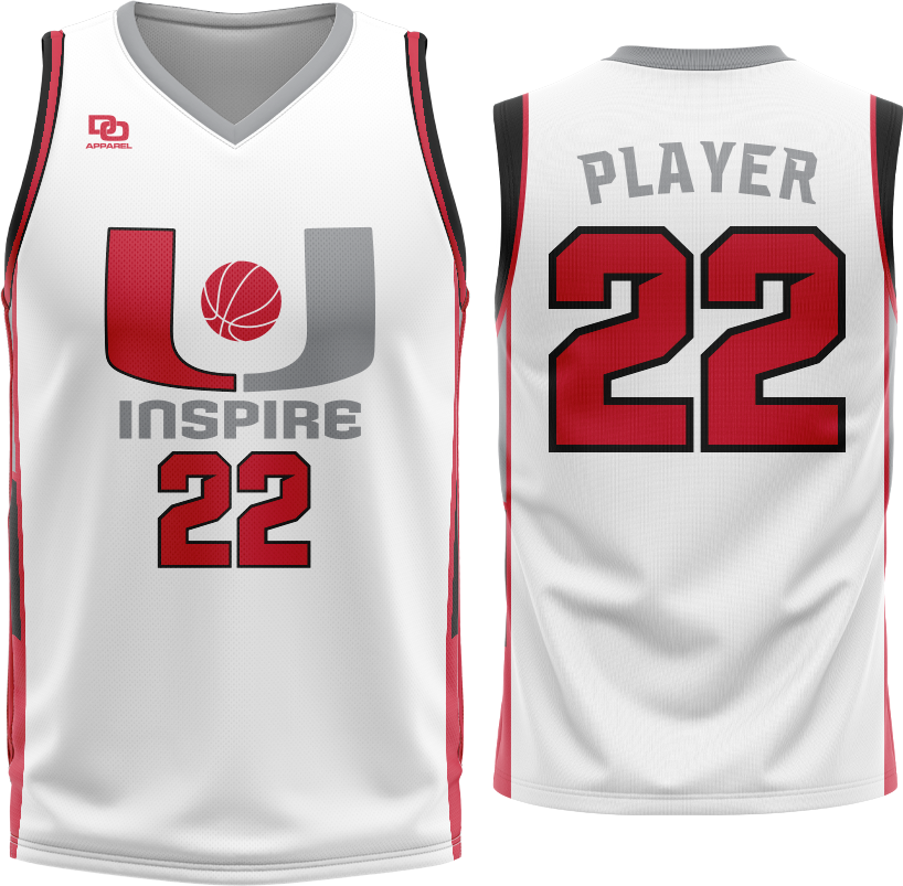 Custom Sleeveless Basketball Jersey - White