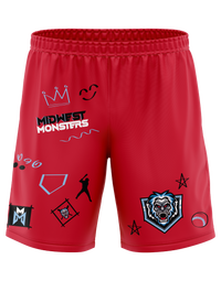 Custom Shorts - Red