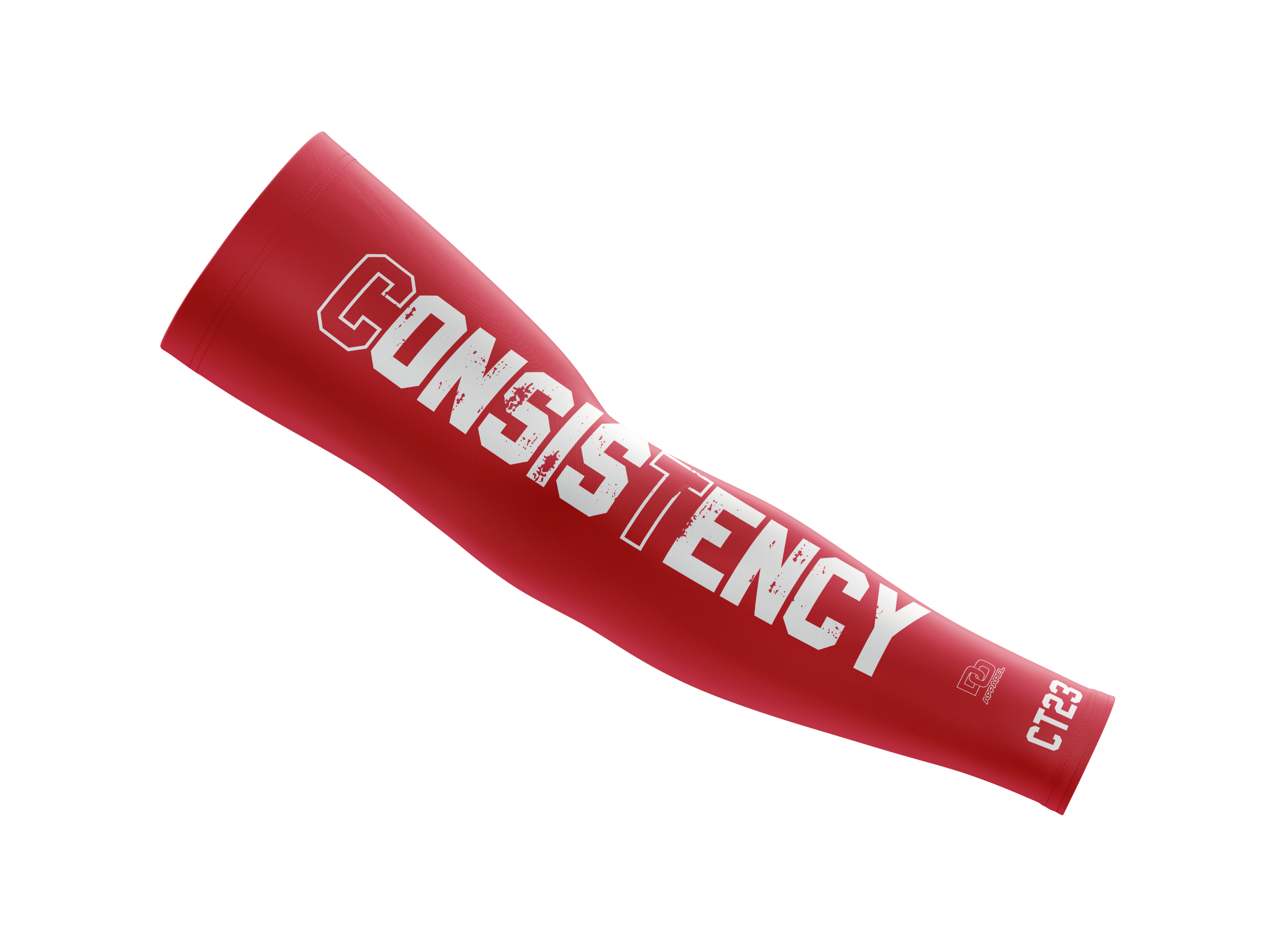 Custom Compression Arm Sleeve - Red/White