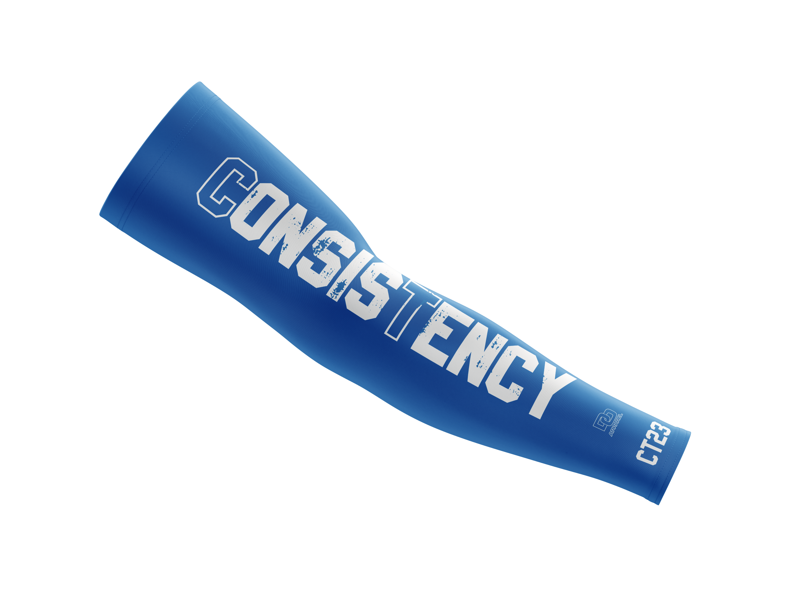 Custom Compression Arm Sleeve - Royal/White