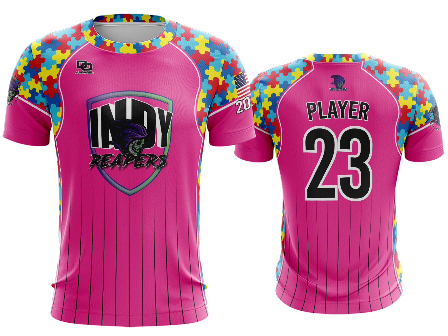 Custom Crew Jersey - Pink