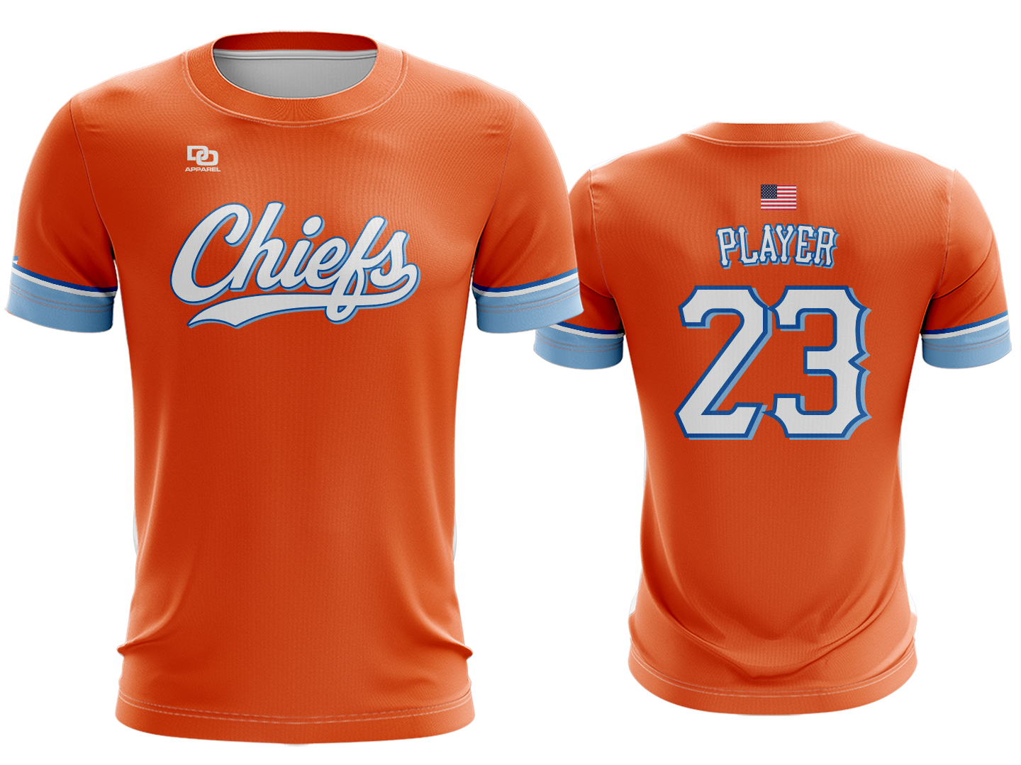 Custom Crew Jersey - Orange