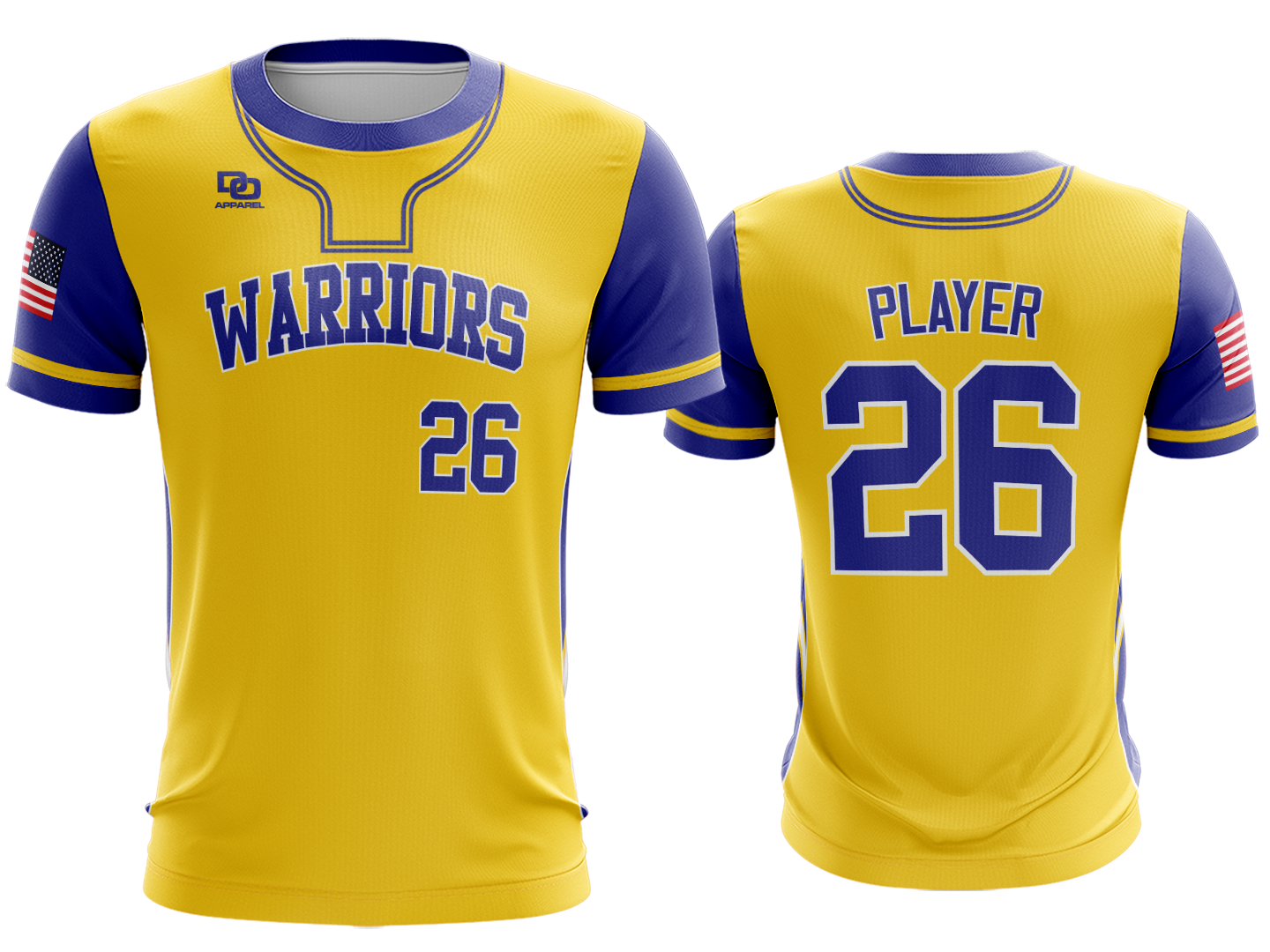 Custom Crew Jersey - Maize
