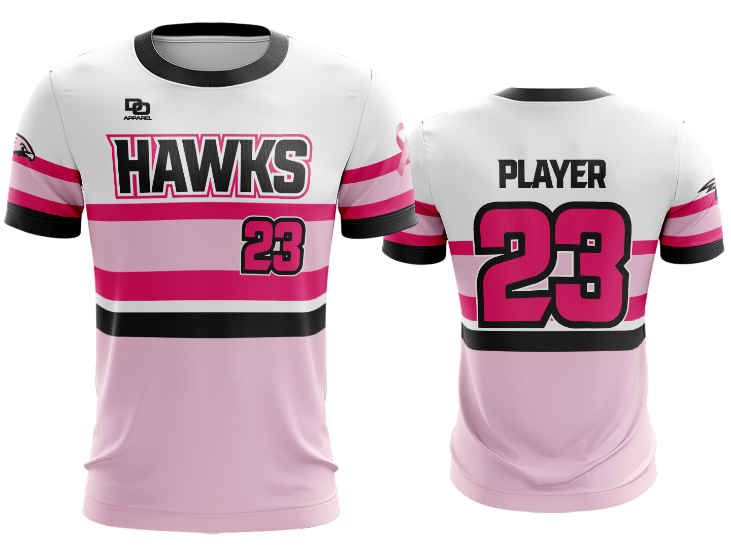 Custom Crew Jersey - 2026 Pink Stripes