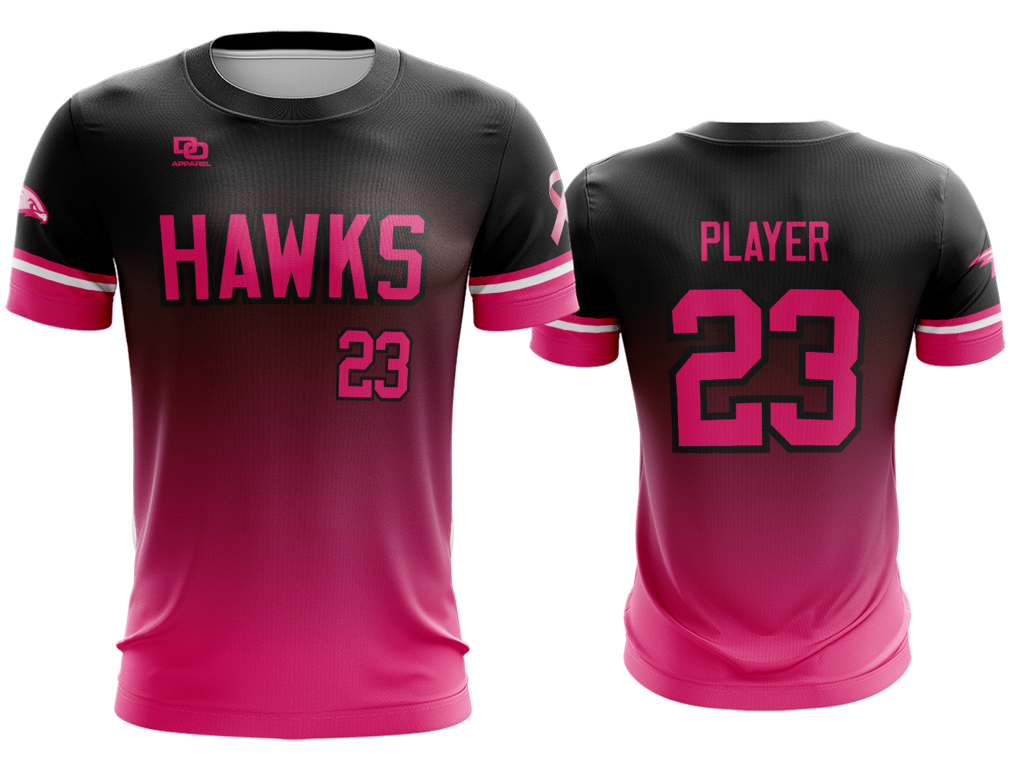 Custom Crew Jersey - 2026 Pink Fade