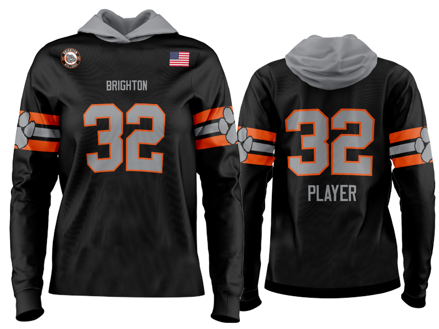 Custom Team Hoodie - Black