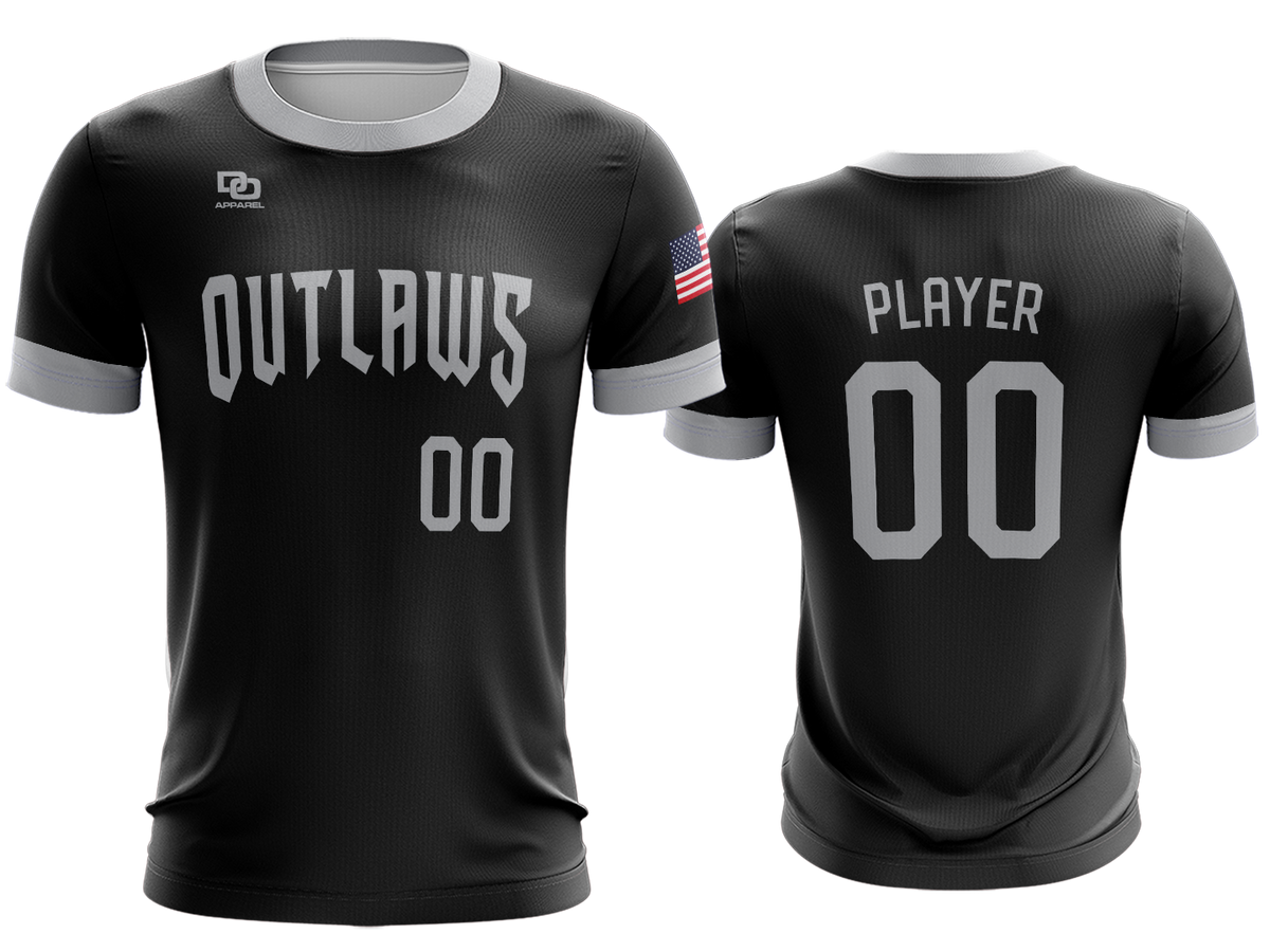 Custom Crew Jersey - Black